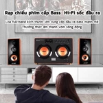 SASION Loa máy tính, loa Bluetooth, đa phương tiện, hỗ trợ âm thanh, kết nối thẻ USB / SD / TV / micro — ảnh 2
