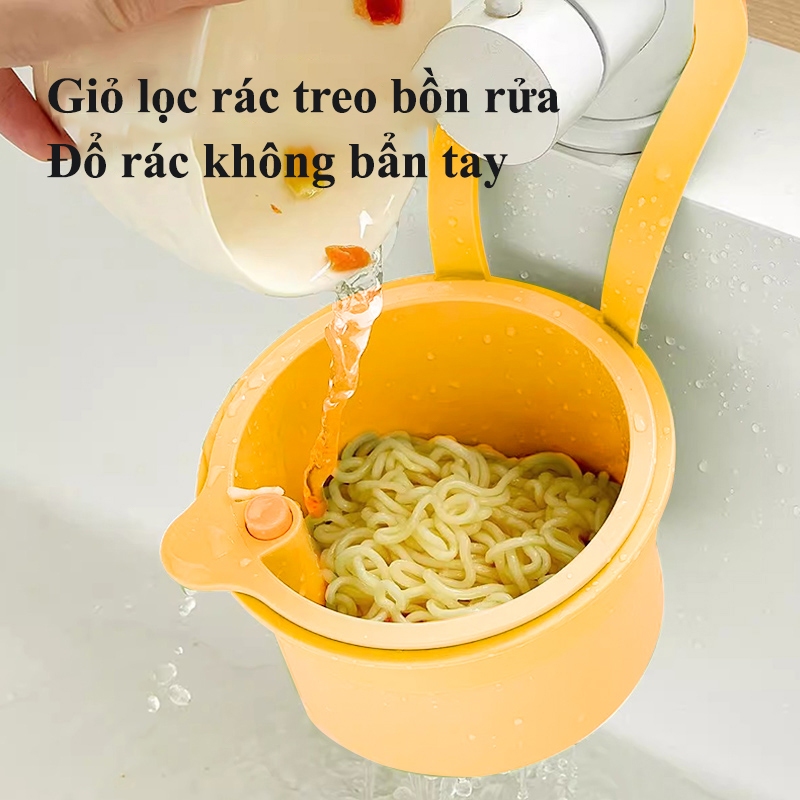 Khay lọc rác gắn đầu vòi SHINNY Giỏ lọc gắn bồn rửa chén đựng đồ rửa ...
