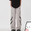 Quần jogger dài dáng suông 2 vạch unisex trẻ trung Quần ống rộng cạp chun dây rút nam nữ chất kaki mềm T45G