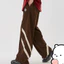 Quần jogger dài dáng suông 2 vạch unisex trẻ trung Quần ống rộng cạp chun dây rút nam nữ chất kaki mềm T45G
