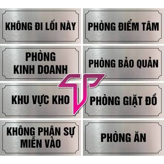 Bảng phòng kinh doanh, giám đốc nhân sự, biển phòng ban, hành chính,khu vực sản xuất, in uv trên ALu, bảng phòng cao cấp