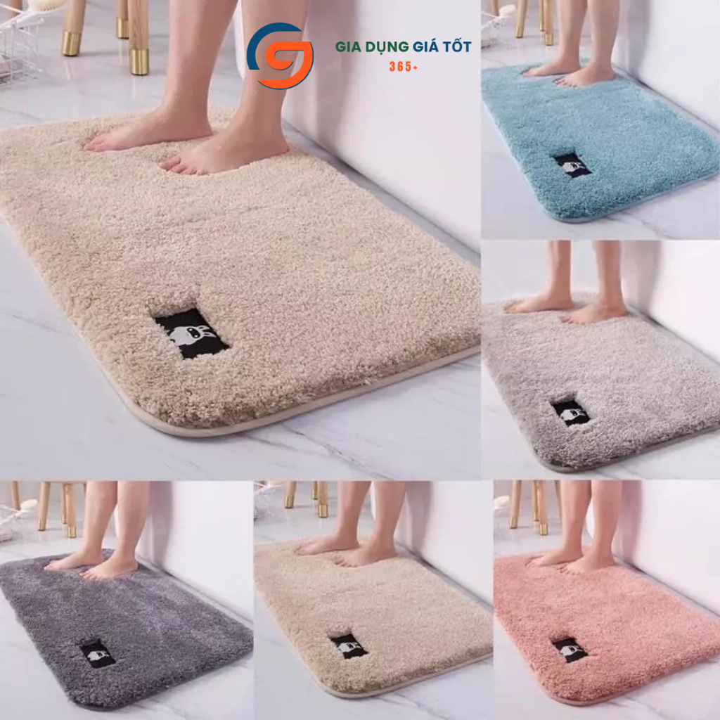 Thảm lau chân siêu thấm nước, thảm nhà tắm cao cấp nhiều màu , dùng cho phòng khách, phòng ngủ