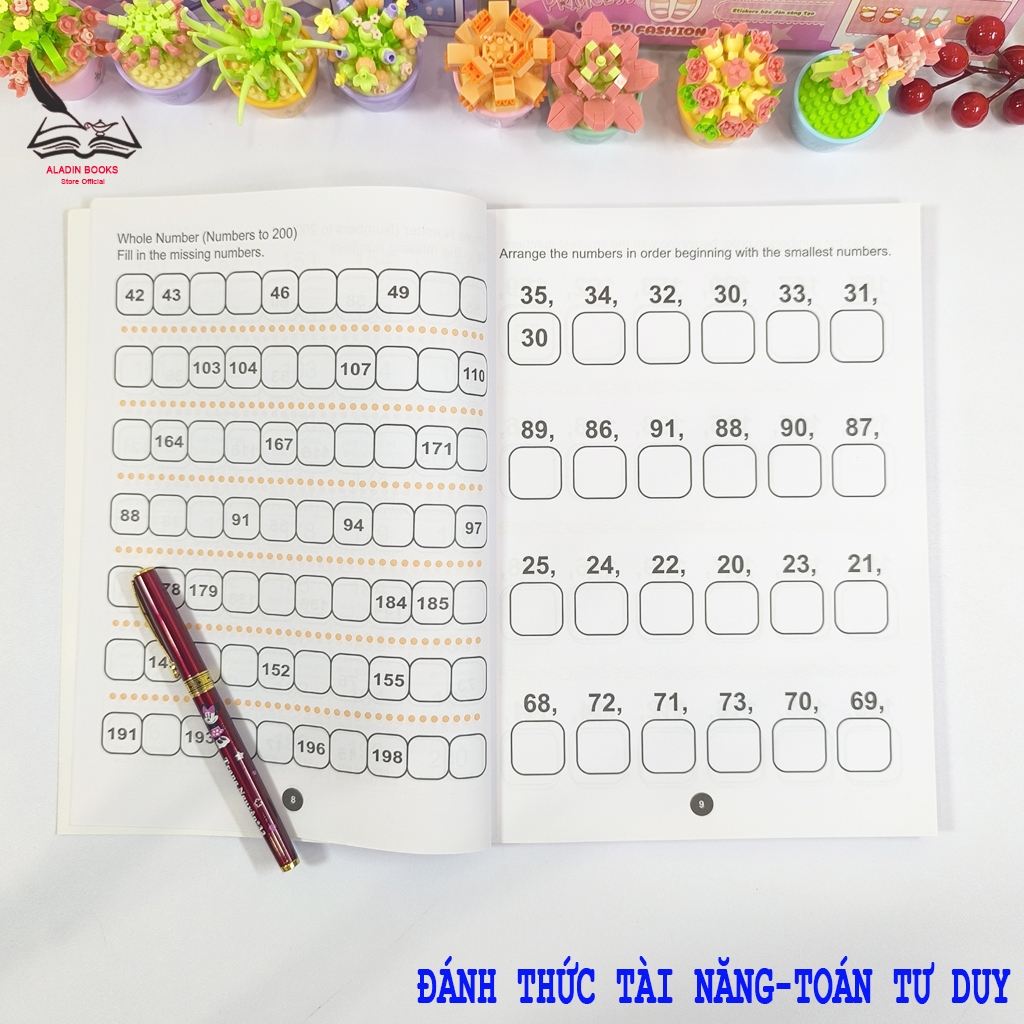 Sách - Đánh Thức Tài Năng Toán Tư Duy Lớp 1-2 - Easy Learning Maths Primary A+ Tác giả Trạng Nguyên