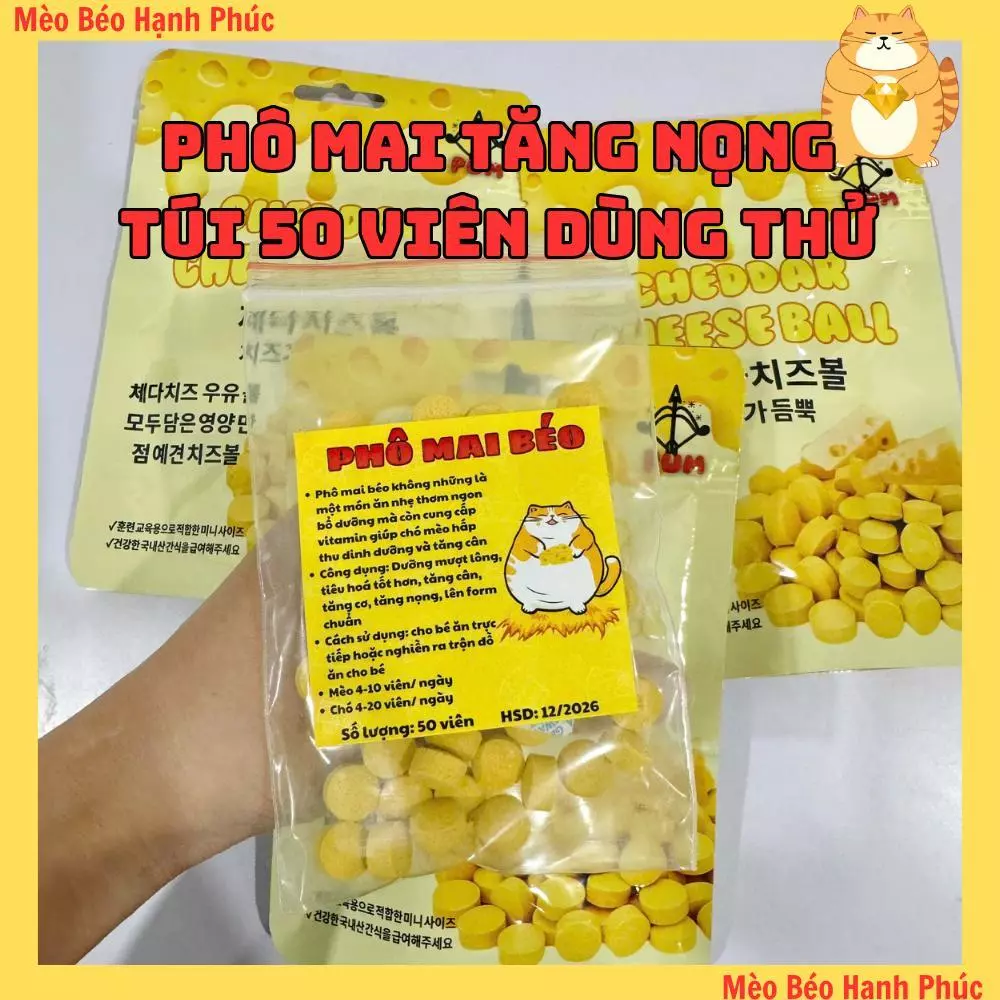 Viên phô mai thơm ngon kích thích vị giác