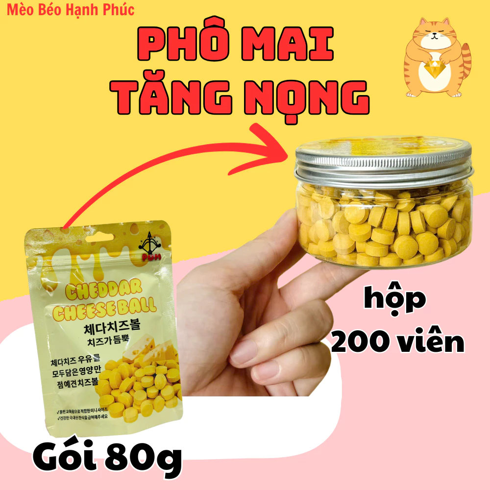 Hộp phô mai Cheese Ball dinh dưỡng