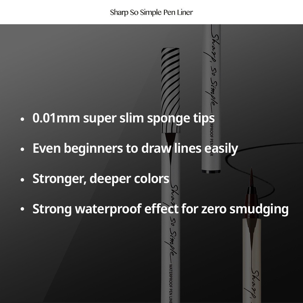 Chì Kẻ Viền Mắt Clio Sharp So Simple Waterproof Pencil Liner 0.14g