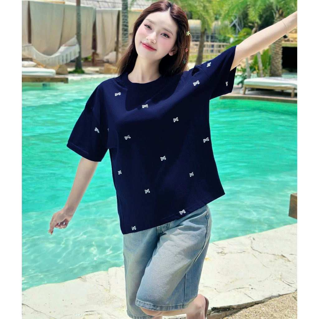 Áo Thun Mirage Logo In Full Local Brand Chất 100% Cotton Mềm Mịn Thoáng Mát