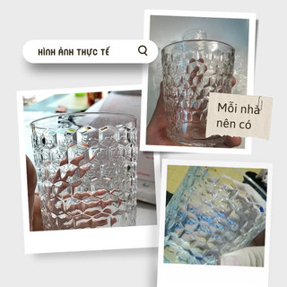 Cốc nhựa kim cương 460ml Hokori chịu nhiệt, hoạ tiết sang trọng, dáng tròn dày dặn ms: 6328