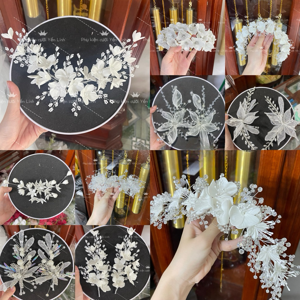🔥🔥🔥Phụ kiện cô dâu cài tóc xinh các mẫu new|PHUKIENCUOIYENLINH