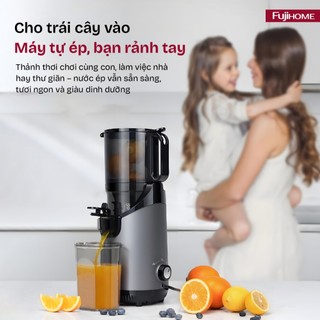 Máy Ép Chậm Nguyên Quả Fujihome SJ16 | Ép Nguyên Trái 130mm | 250W Mạnh Mẽ | Ép Kiệt Giữ Dưỡng Chất