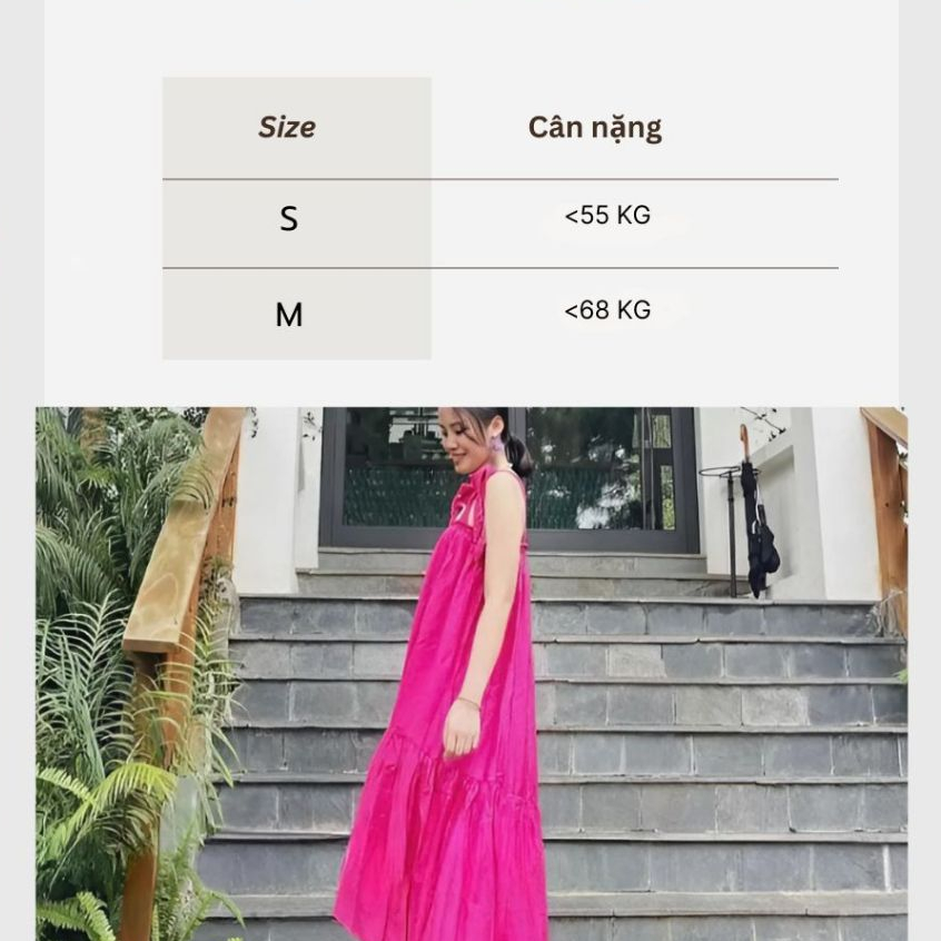 Đầm nữ maxi hồng xanh trẻ trung hè thu Váy 2 dây dáng dài đuôi cá thắt nơ dây vai form rộng đi biển du lịch T628G