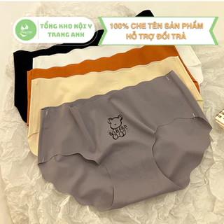 Combo 10 Quần Lót Nữ Su Hình Gấu Tàng Hình Sexy Gợi Cảm Tạo Đường Cong Quyến Rũ 40-75Kg QL105 tranganhshop