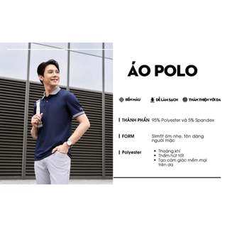 [T7_ĐỒNG GIÁ 329K] Áo Polo Nam 9APCB561 Biluxury Form Slimfit Cao Cấp Chống Nhăn Bền Màu