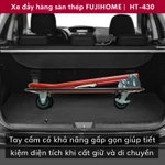 Xe đẩy công nghiệp Nhập Khẩu FUJIHOME HT-430 tải nặng gọn nhẹ, Xe chở hàng cồng kềnh kho bãi gập gọn an toàn tuyệt đối — ảnh 5