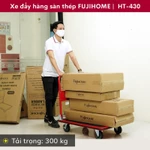 Xe đẩy công nghiệp Nhập Khẩu FUJIHOME HT-430 tải nặng gọn nhẹ, Xe chở hàng cồng kềnh kho bãi gập gọn an toàn tuyệt đối — ảnh 8