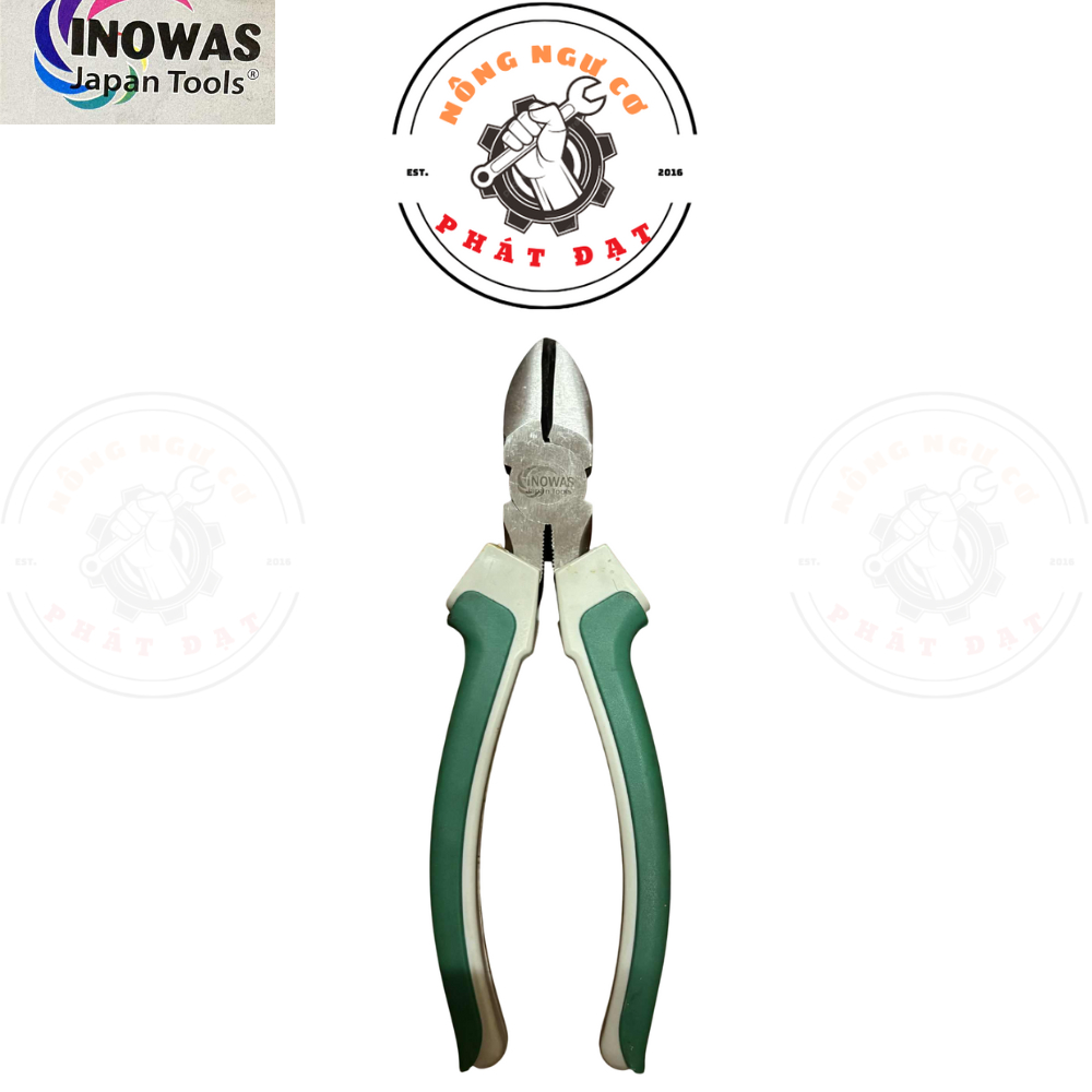 Kìm cắt dây điện INOWAS 8'' (20cm) chính hãng, sắc bén, bền bỉ