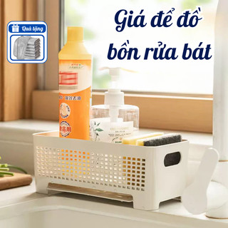 Giá Để Giẻ Rửa Bát ECO Kệ Thoát Nước Bồn Rửa Chén Nhựa ABS Cao Cấp Thiết Kế Thoáng Khí Chống Ẩm Mốc