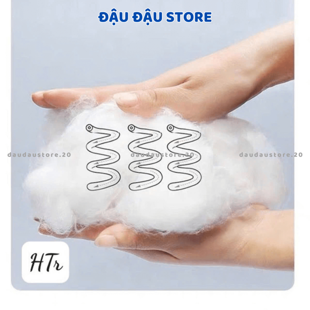Gối Cotton Gối Nằm Cho Trẻ Em Cầu Vồng Hoạ Tiết Lõi Bông Mềm Mịn Thoáng Mát Cho Bé Yêu 30x50Cm GC04 - Đậu Đậu Store