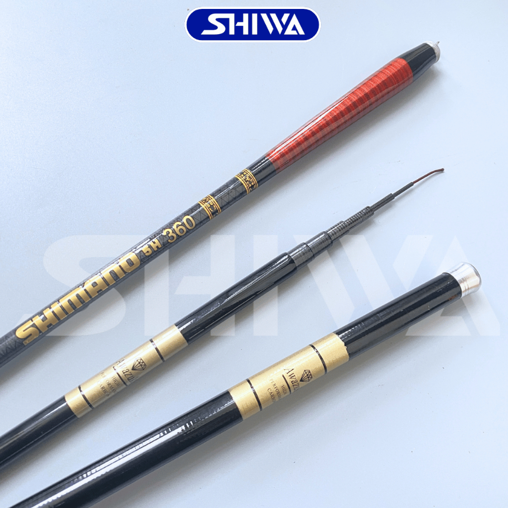 Cần Câu Đài SHIMANO 5H Carbon Cao Cấp GIÁ RẺ Đủ size 2m7-3m6-4m5