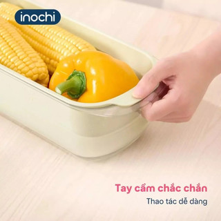 BỘ THAU RỔ CHỮ NHẬT Inochi Yoko Nhật Bản dụng cụ nhà bếp cao cấp tiện lợi Dễ vệ sinh hạn chế rêu mốc