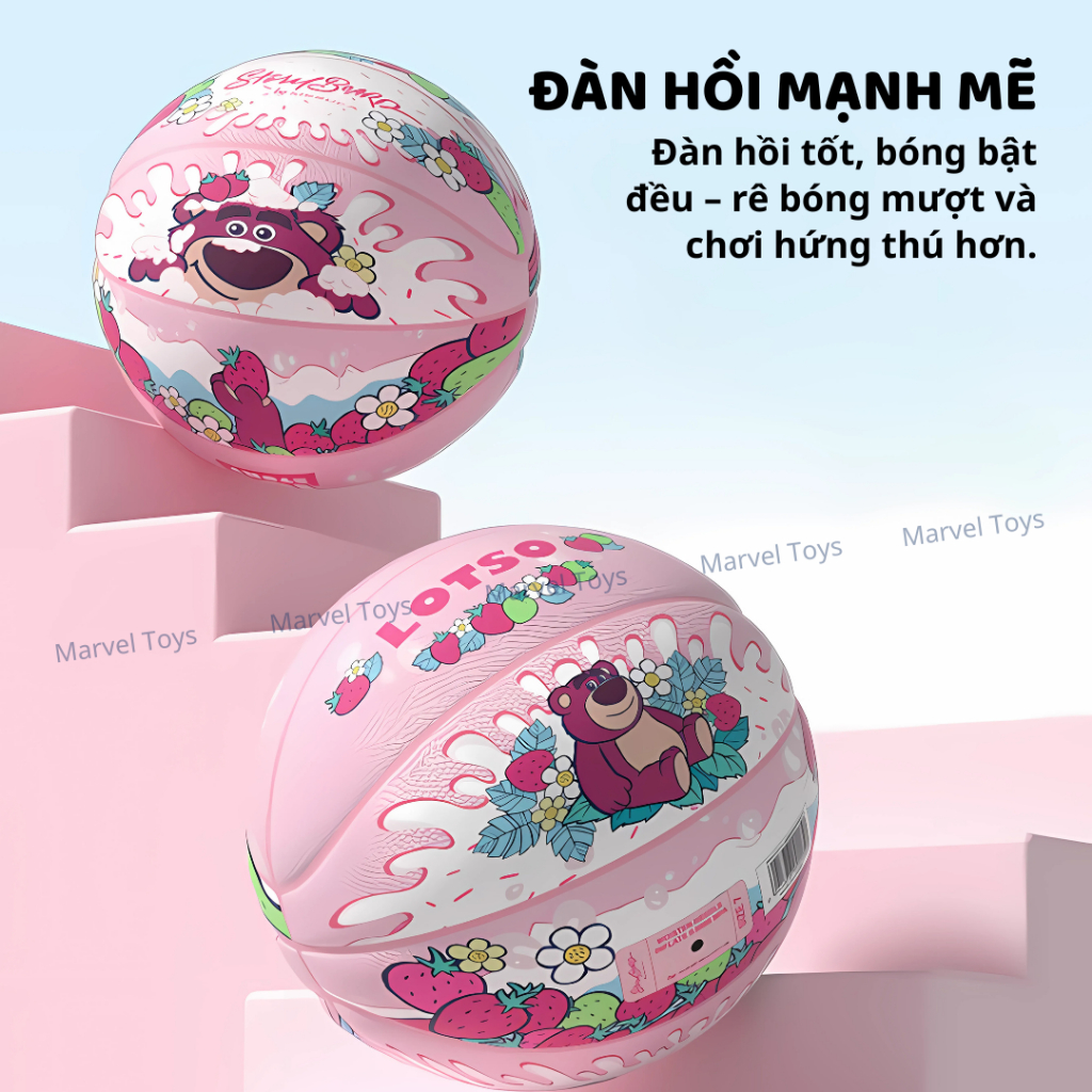 Bóng Rổ Marvel Chính Hãng Cho Trẻ Em Size 5, Size 7 Spider Man, Disney, Marvel, Captain America