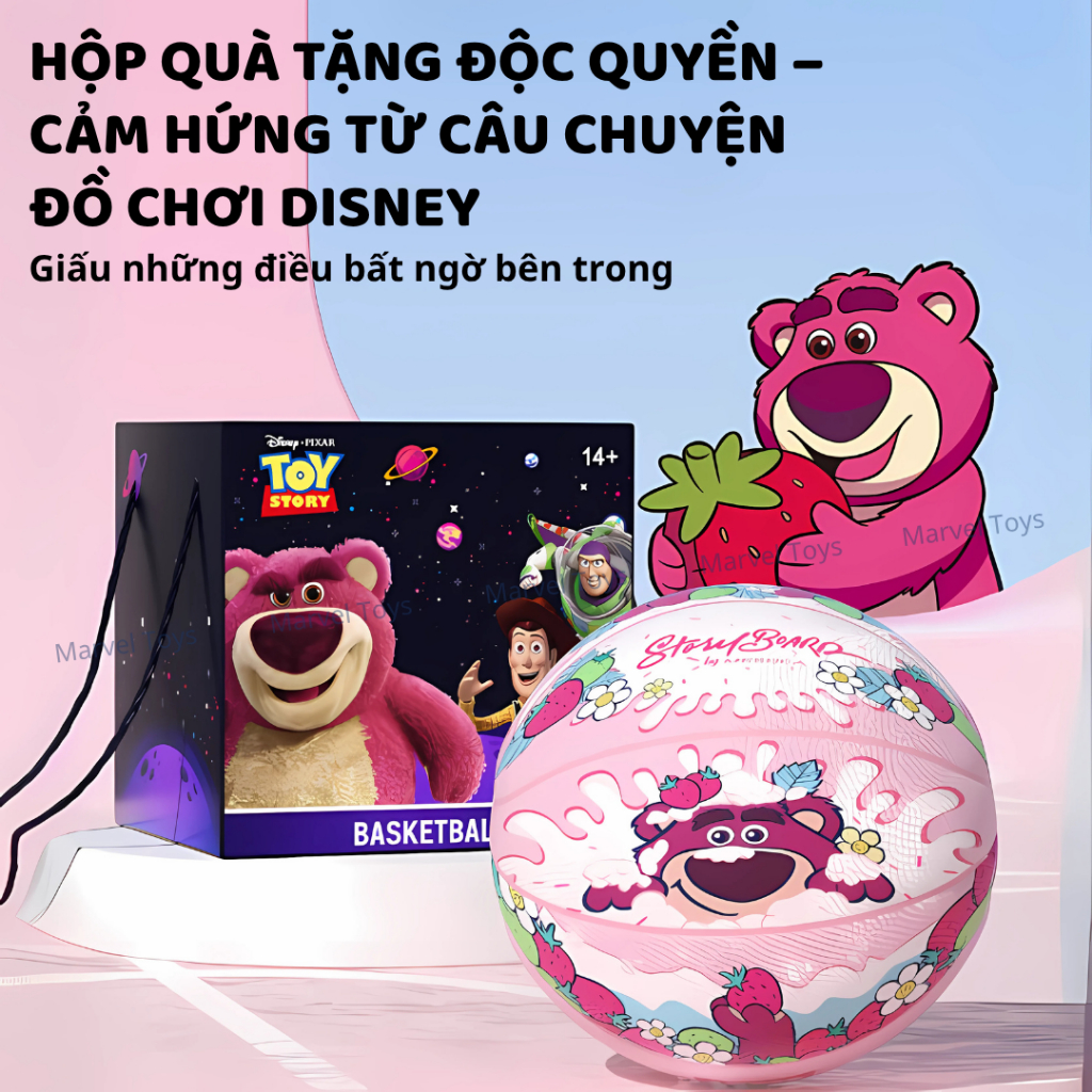 Bóng Rổ Marvel Chính Hãng Cho Trẻ Em Size 5, Size 7 Spider Man, Disney, Marvel, Captain America