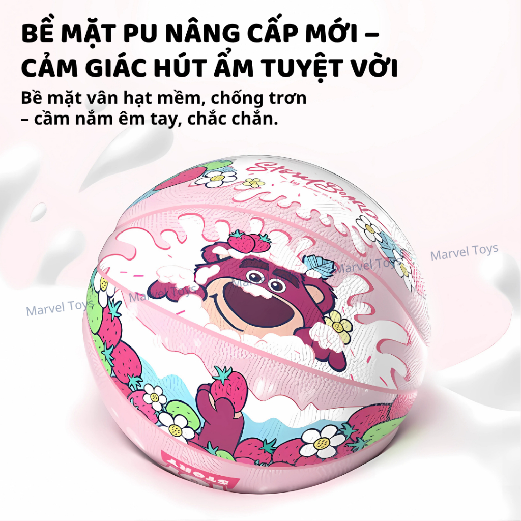 Bóng Rổ Marvel Chính Hãng Cho Trẻ Em Size 5, Size 7 Spider Man, Disney, Marvel, Captain America