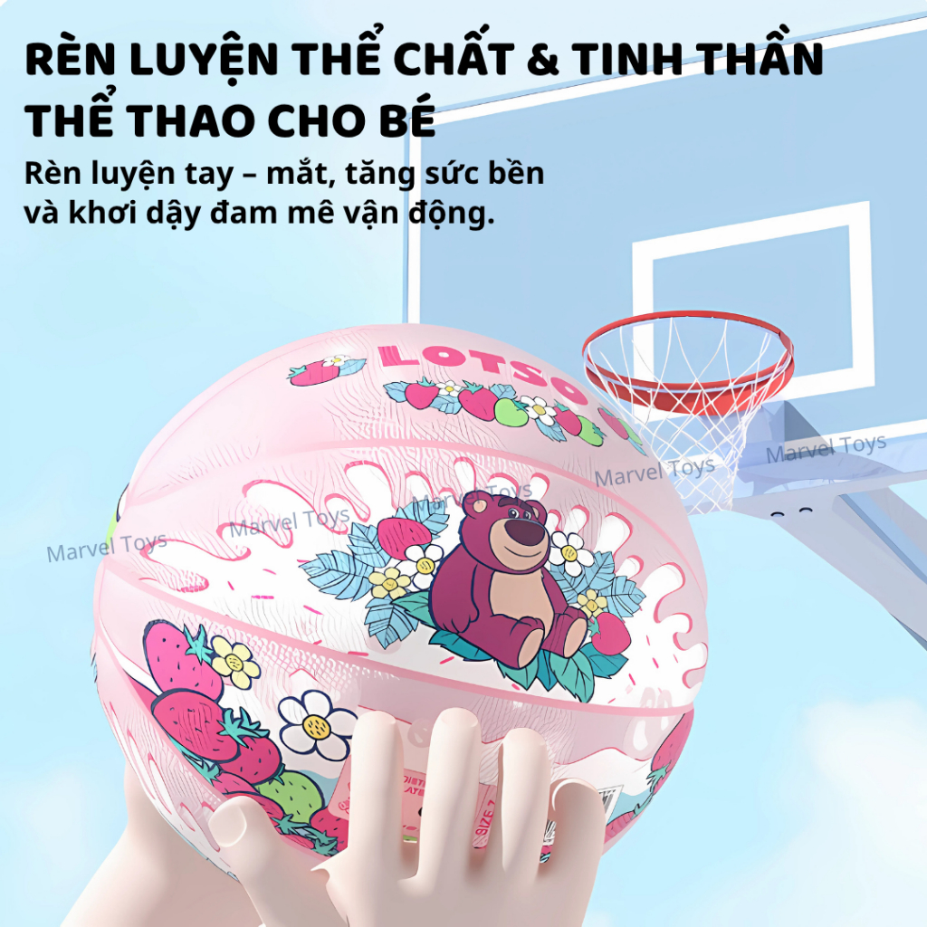 Bóng Rổ Marvel Chính Hãng Cho Trẻ Em Size 5, Size 7 Spider Man, Disney, Marvel, Captain America