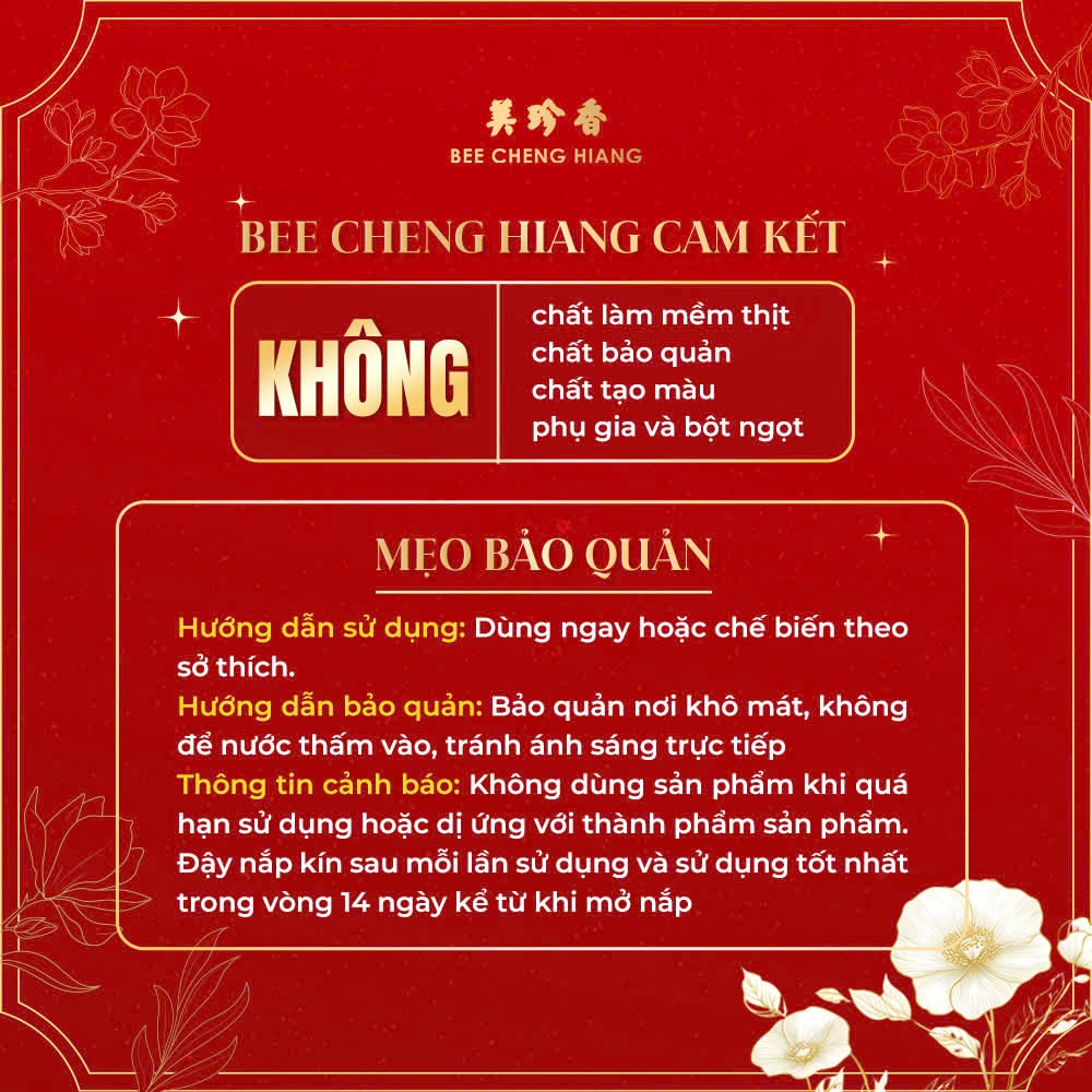 Chà bông gà giòn Bee Cheng Hiang - Crispy Chicken Floss - Singapore Floss