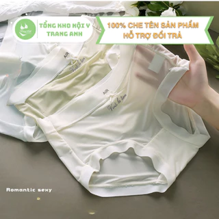 Combo 10 Quần Lót Su Lụa Băng Chữ Air, Quần Lót Tàng Hình Mát Lạnh Mềm Mại Co Giãn Tốt Size 40-70Kg