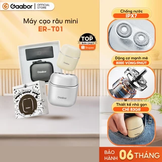 Máy cạo râu Gaabor ER-T01 đầu cạo 3D ôm vòng, chống nước IPX7 nhỏ gọn dễ dàng mang đi - quà tặng nam