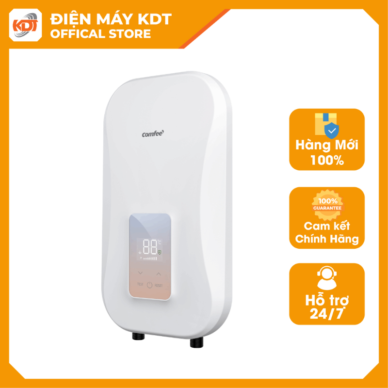 [Hỏa Tốc] Máy tắm nóng Comfee (Có Bơm) CWH-45EPGPVN(W)-CB