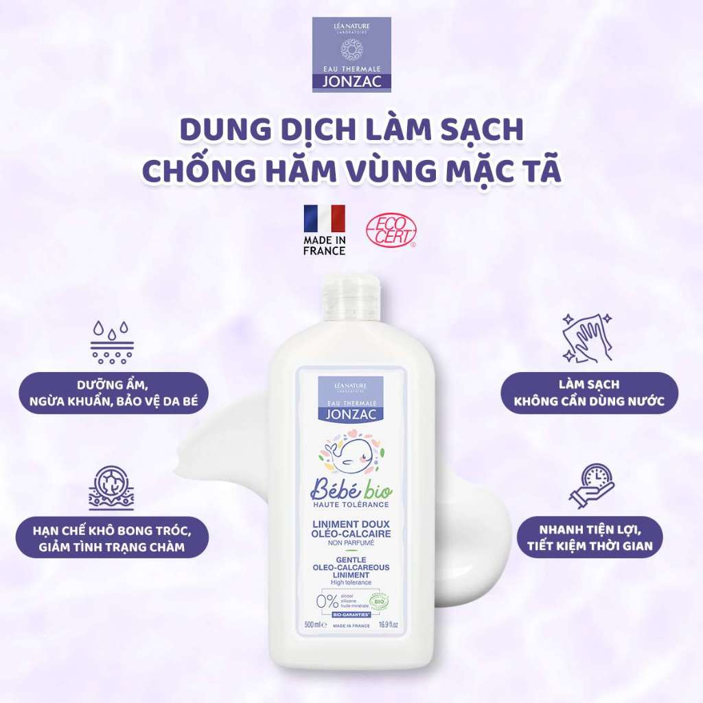 [LIVESTREAM] Dung dịch vệ sinh chống hăm tã hữu cơ JONZAC Bebe bio Liniment