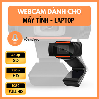 Webcam Máy Tính Có Mic 480P/720P/1080P – Hỗ Trợ Cho Livestream, Học Online – Gắn PC, Laptop
