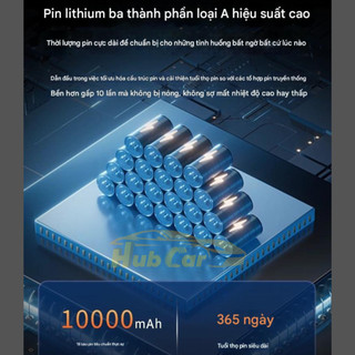 [HC99Pro] Bơm Lốp Kích Bình Ô Tô 5 In 1 Đa Năng: Sạc Dự Phòng, Đèn Cảnh Báo, Hút Chân Không