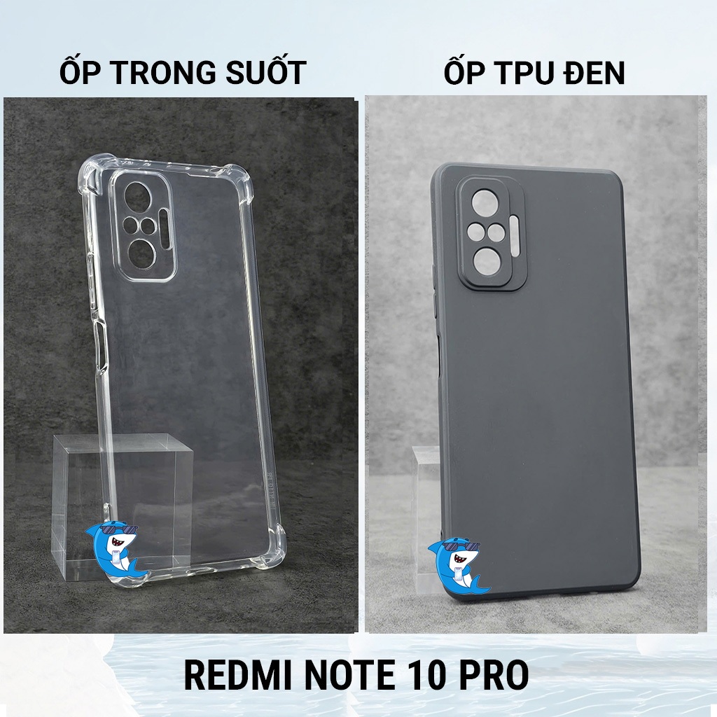 Ốp lưng Redmi Note 10 / 10 Pro 4G 5G cạnh vuông bảo vệ cam toàn diện nhựa dẻo Vỏ bao lưng Xiaomi
