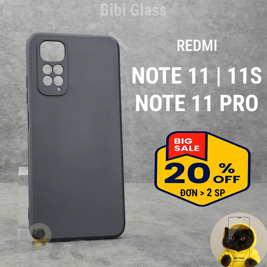 Ốp lưng Redmi Note 11 / 11 Pro 4G 5G cạnh vuông bảo vệ cam điện thoại toàn diện Vỏ bao đt xiaomi
