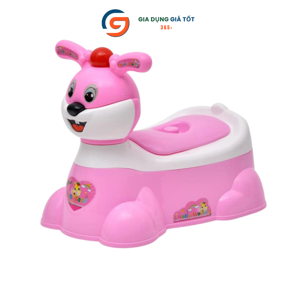 Bô ngồi vệ sinh cho bé, bô cho bé hình con thỏ nhựa Song Long