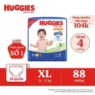 (Link mới)Tã/Bỉm quần huggies skin perfect size M106/L88/xl72/xxl64+4, tã quần huggies skin care M106/L104/xl88/xxl80