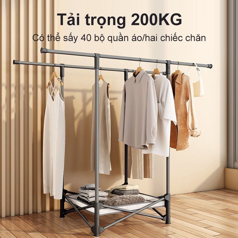 𝐎𝐥𝐢𝐟𝐞 Giàn Phơi Quần Áo Inox Sào Treo Đồ Thông Minh Gấp Gọn Giá Treo Đồ Cao Cấp