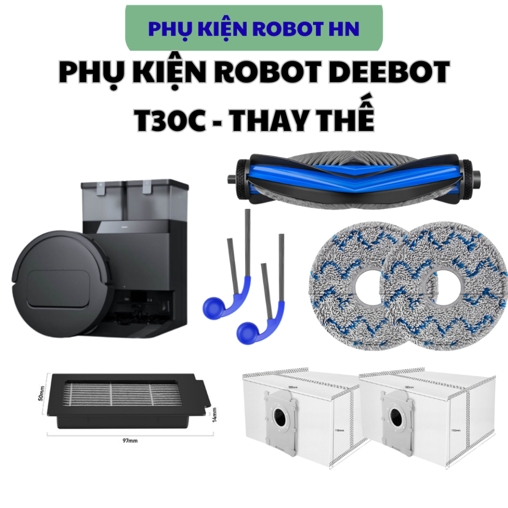 robot hút bụi ecovacs - Hình ảnh thực tế chi tiết góc 1