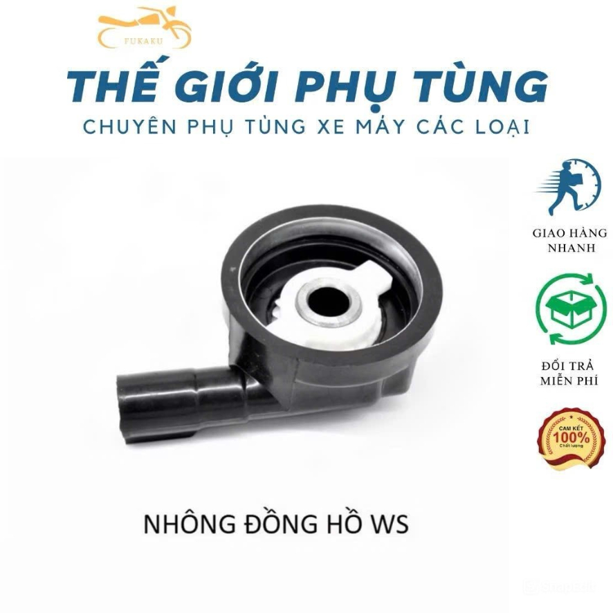 Nhông Đồng Hồ Cho Xe Wave S110, RSX 110, Black Hàng Cao Cấp