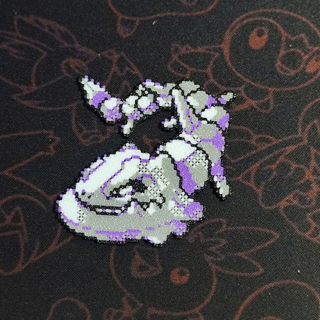 Móc Khóa Pokemon Steelix Phong Cách Pixel Art in 3D