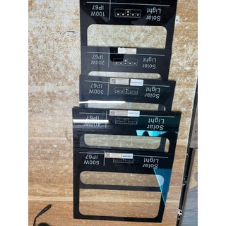 Mặt kính đèn LED năng lượng mặt trời chống nước IP67 | Kính thay thế đèn solar 100W 200W 300W 400W 500W 600W