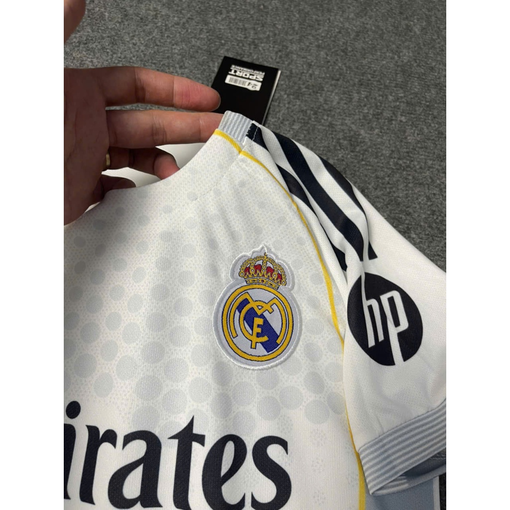 Áo Bóng Đá, Áo Đá Banh Trẻ Em CLB In Sẵn Ronaldo số 7.  - Vải Mè Thái Cao Cấp - In Sẵn Cr7