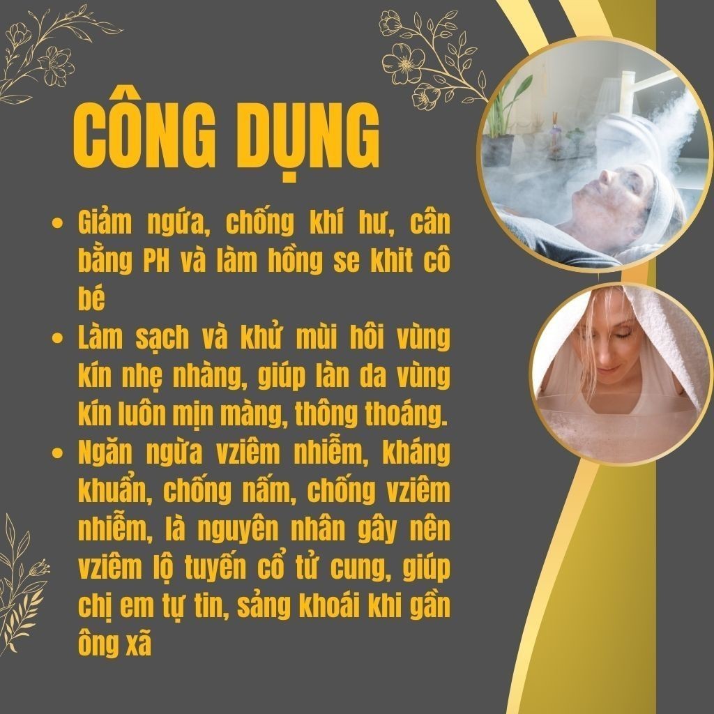 Túi Lọc Thảo Dược Xông Rửa Phụ Khoa - Bội Lan Đường- Vệ Sinh, Giảm Ngứa, Chống Khí Hư - Bịch 20 túi
