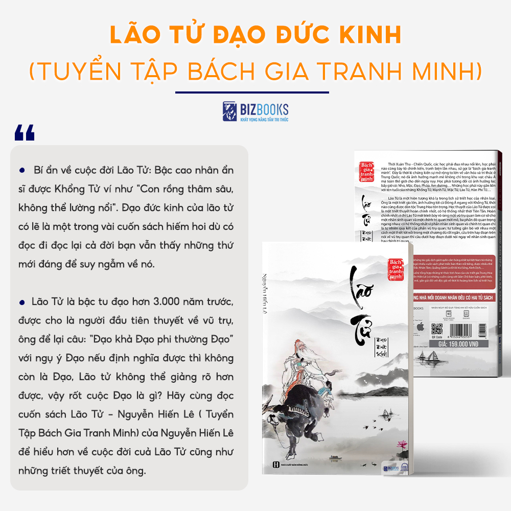 Sách - Lão Tử Đạo Đức kinh ( Tuyển Tập Bách Gia Tranh Minh)