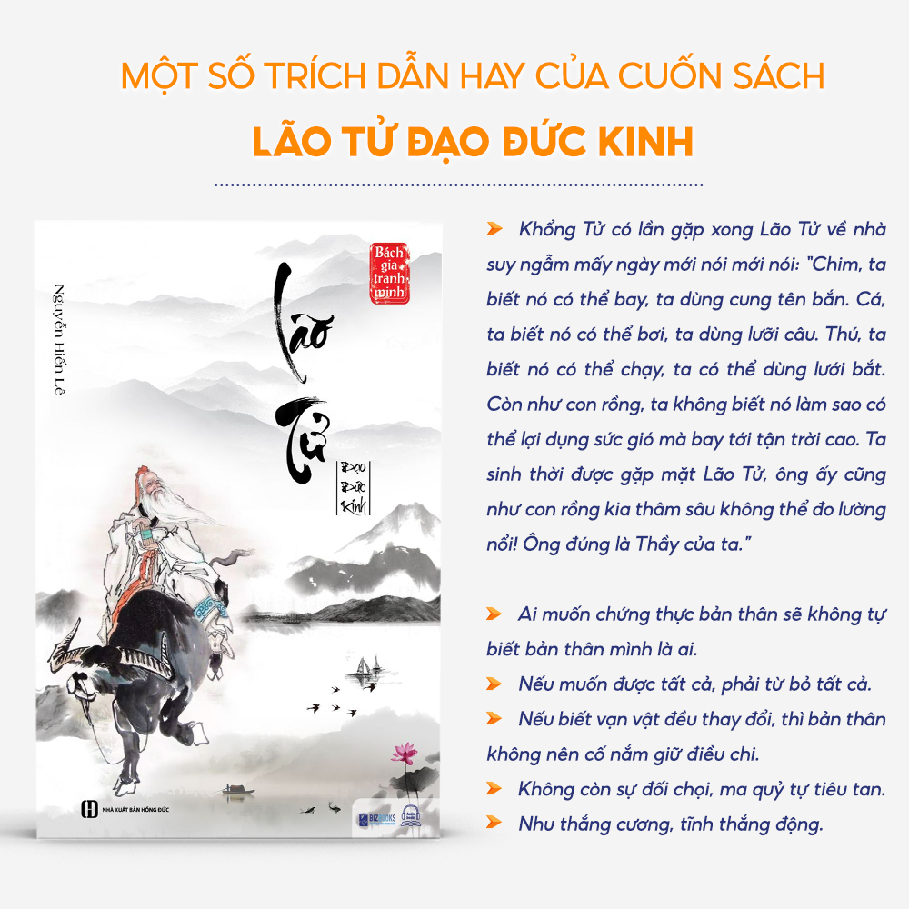 Sách - Lão Tử Đạo Đức kinh ( Tuyển Tập Bách Gia Tranh Minh)