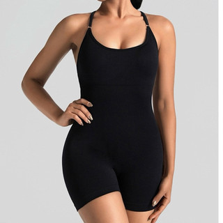 Bộ Đồ Tập Thể Thao Gym, Yoga Nữ Liền Thân Lưng Chéo Chất Dệt Kim Cao Cấp (suit69)