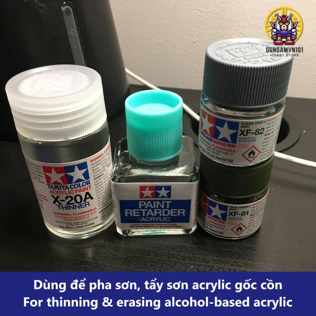 DUNG DỊCH PHA SƠN TAMIYA ACRYLIC PAINT THINNER X20A X-20A - sơn cọ mô ...